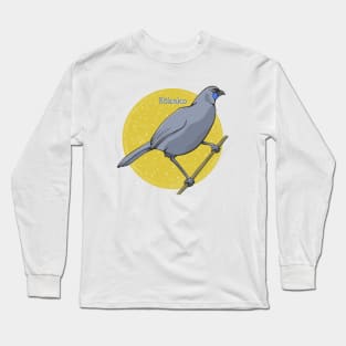 Kokako New Zealand Bird Long Sleeve T-Shirt